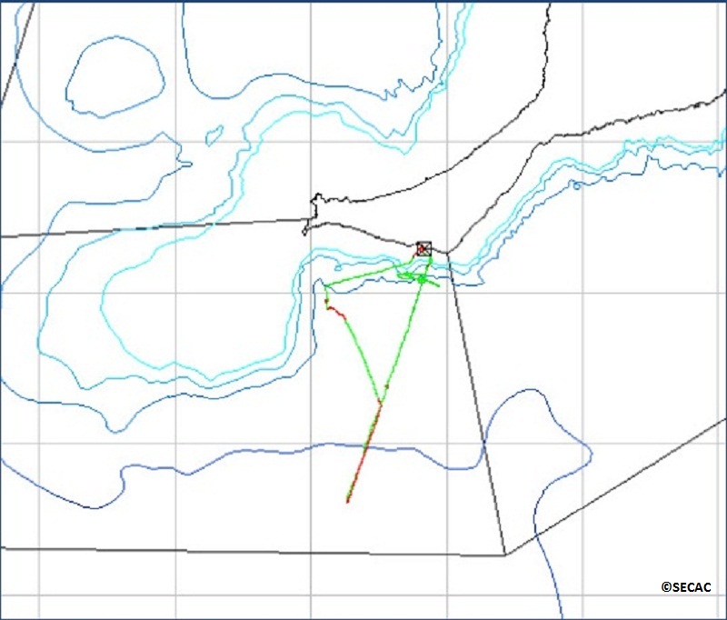 Mapa Transecto ©SECAC